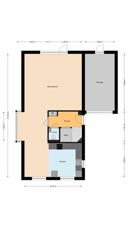 Floorplan - De Groendijck 18a, 3465 JB Driebruggen